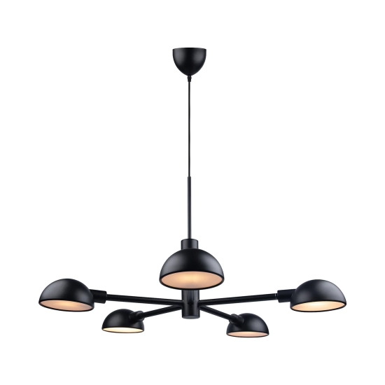 kinkiecik.pl Nowoczesna lampa wisząca Nomi 5 DFTP Nordlux , czarna 2220163003